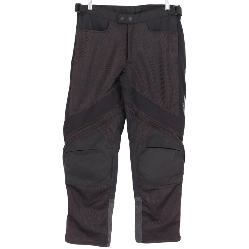 Alpinestars Mens Air Flow Mesh Motorcycle Pants Size L Black Riding Pants